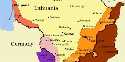 แผนที่ของ lithuania_ municipalities. kgm ลิธัวเนีย name