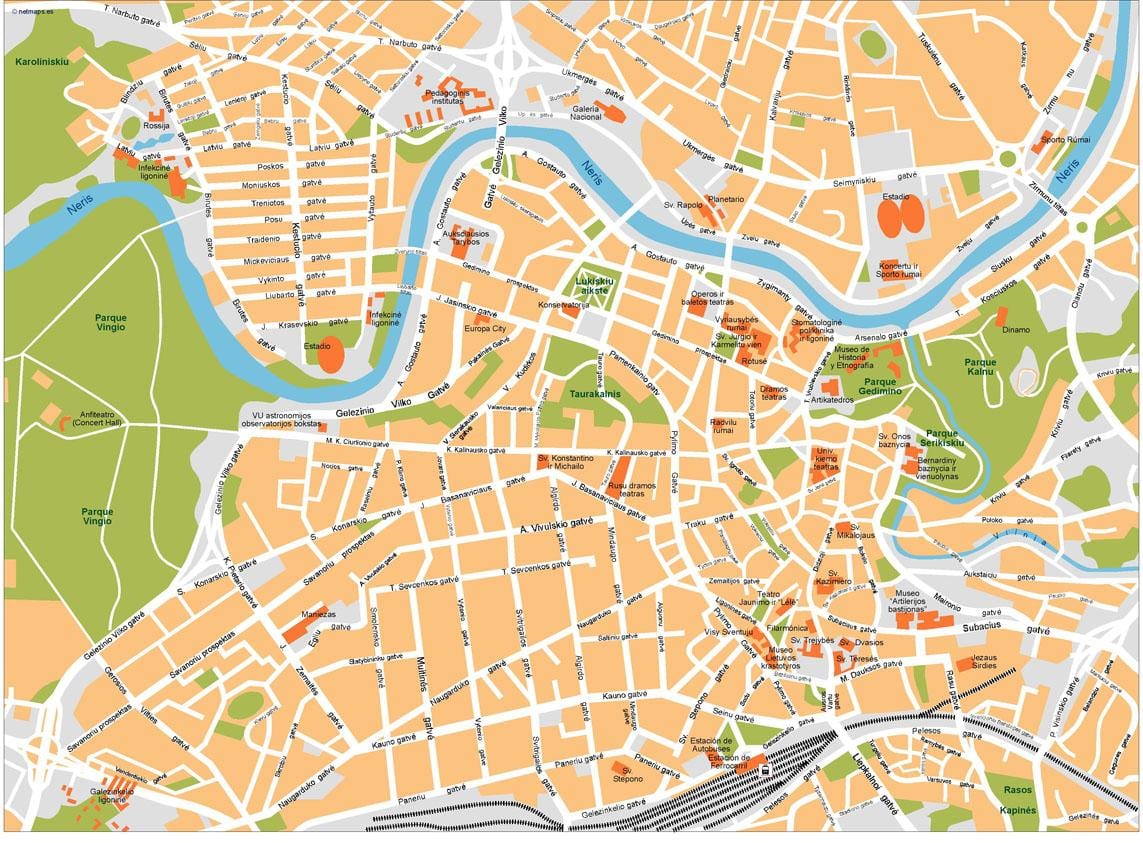 แผนที่ของ world. kgm ลิธัวเนีย name